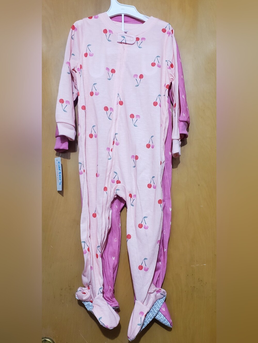 Carter's 2 Pack Pink Footed One-Piece